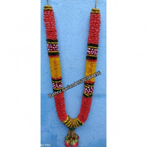 Red Sandal Wedding Garland