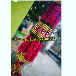 Red Petals - Wedding Garland